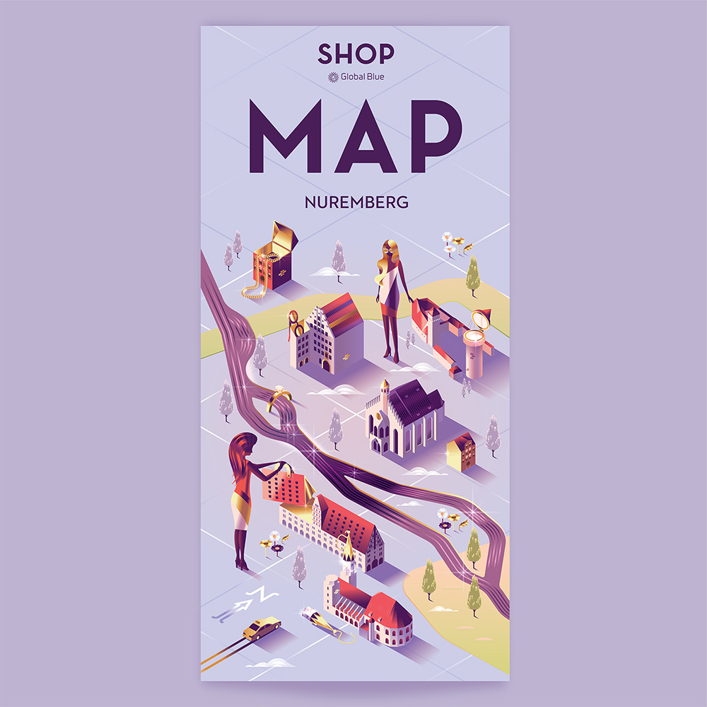 Shop map Nuremberg