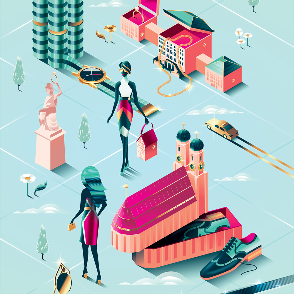 Shop map Munich