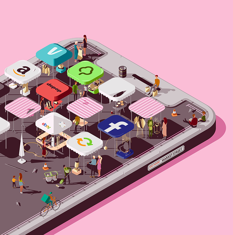 second-hand marketplaces